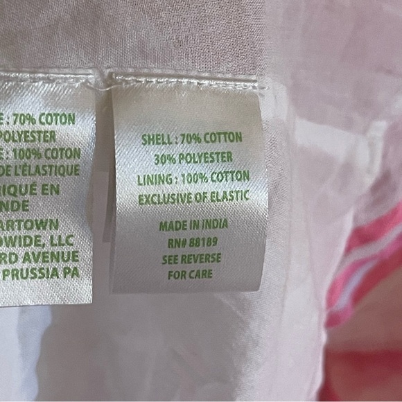 Lilly Pulitzer Jenette Halter Midi Dress Havana Pink Stripes Seersucker Size 10 - Picture 6 of 16